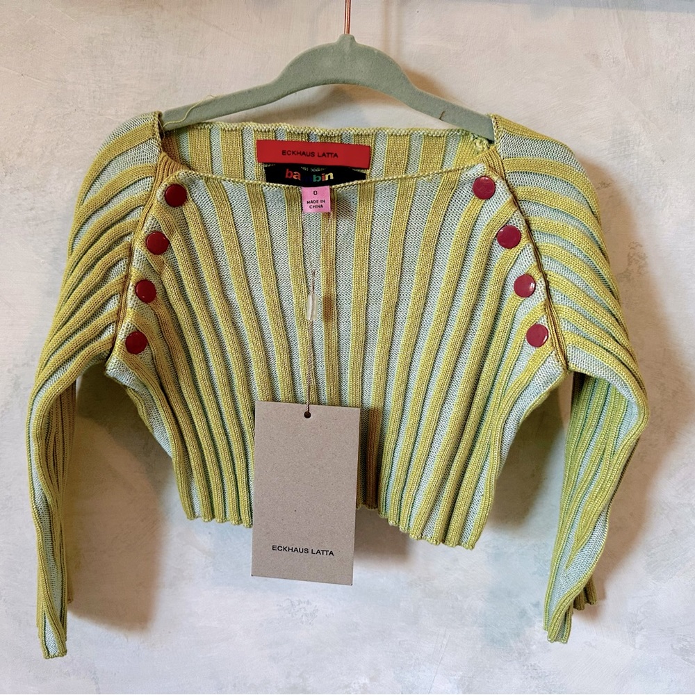 NWT Eckhaus Latta bambino kids sweater- size 0